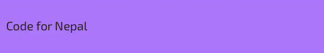 Code for Nepal